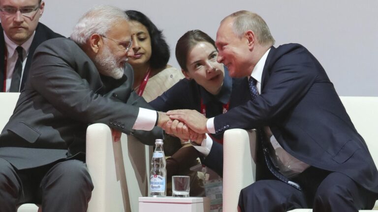 PM Modi and Vladimir Putin