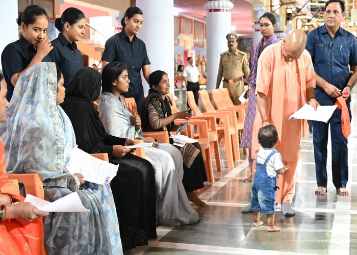 Adityanath in Gorakhpur
