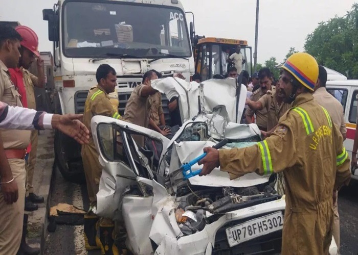 Kanpur-Etawah Highway Accident