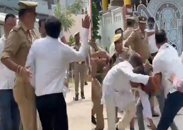 Lakhimpur BJP MLA Yogesh Verma beaten up