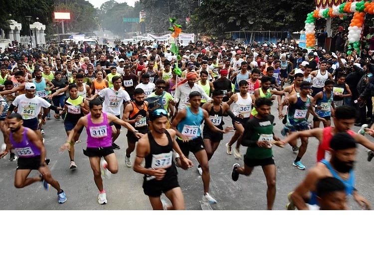 प्रयागराज में 42.2 किलोमीटर लंबी मैराथन