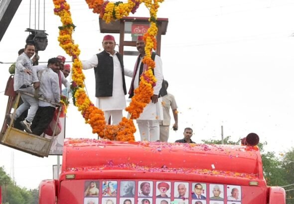 PDA Rath Yatra, Akhilesh Yadav